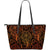 Dream catcher Sun and Moon Large Leather Tote Bag