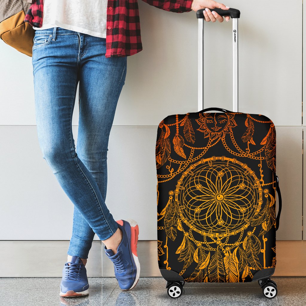 Dream catcher Sun and Moon Luggage Cover Protector