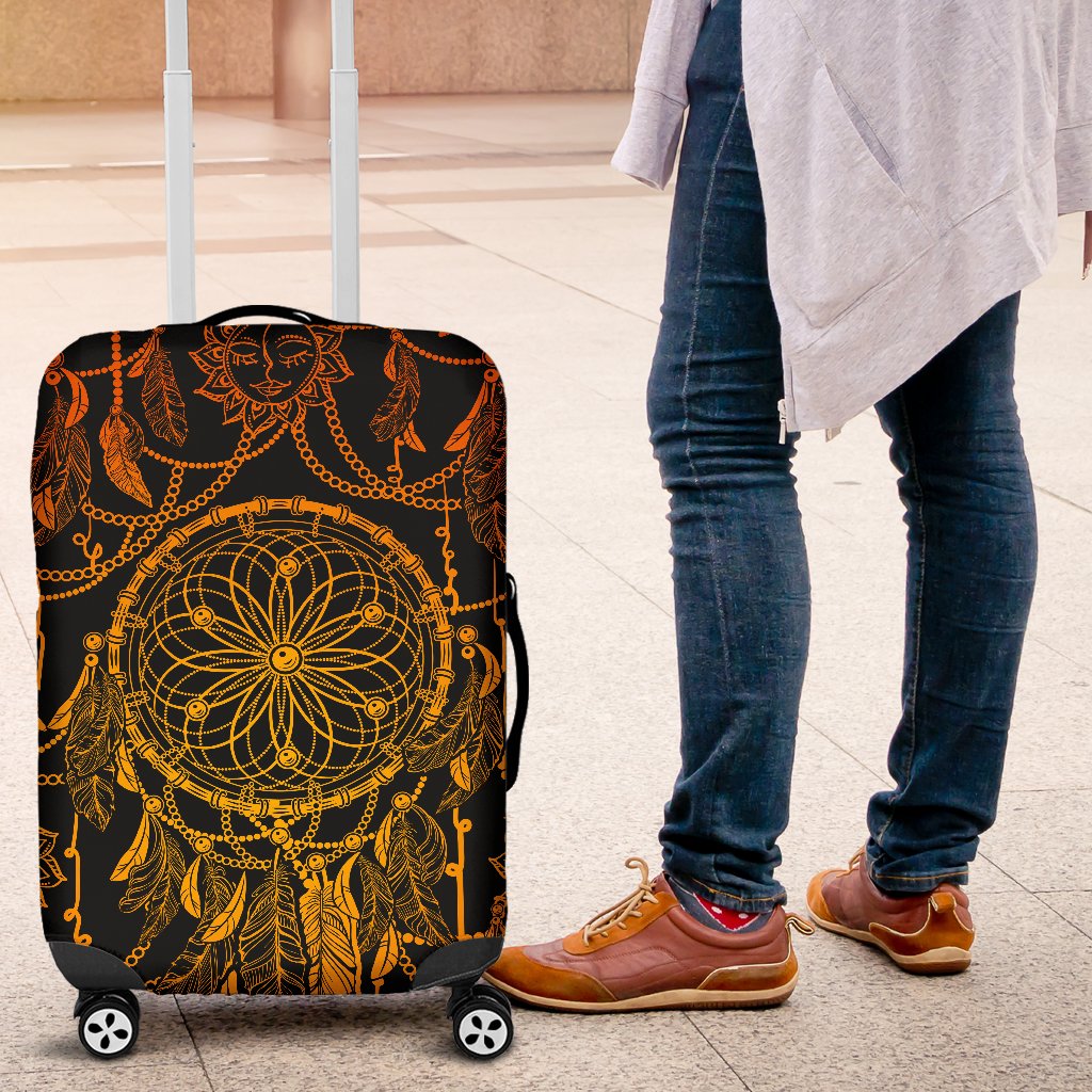 Dream catcher Sun and Moon Luggage Cover Protector