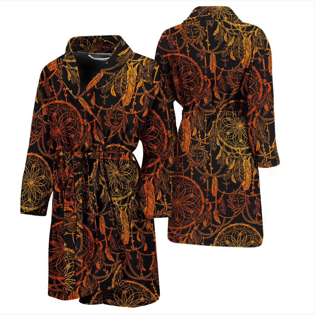 Dream Catcher Sun and Moon Men Bath Robe