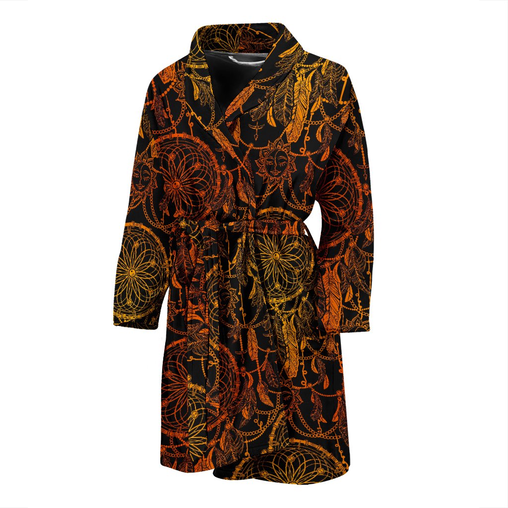 Dream Catcher Sun and Moon Men Bath Robe