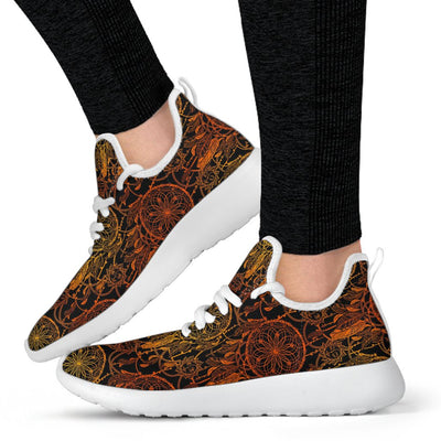 Dream Catcher Sun and Moon Mesh Knit Sneakers Shoes