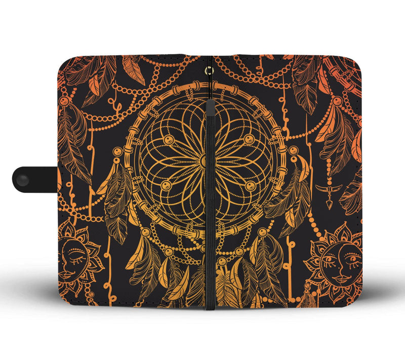 Dream catcher Sun and Moon Wallet Phone case