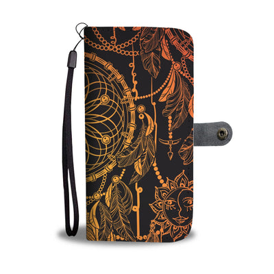 Dream catcher Sun and Moon Wallet Phone case