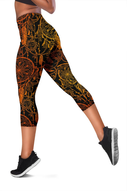 Dream Catcher Sun And Moon Women Capris