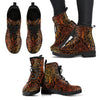 Dream Catcher Sun and Moon Women Leather Boots