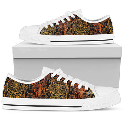 Dream catcher Sun and Moon Women Low Top Shoes