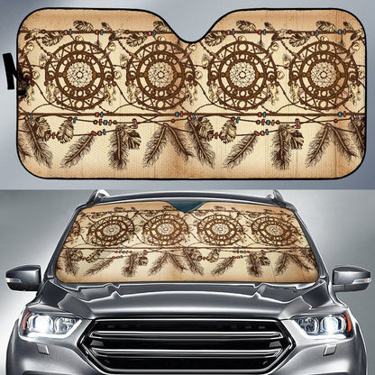 Dream Catcher Vintage Native Car Sun Shade-JorJune