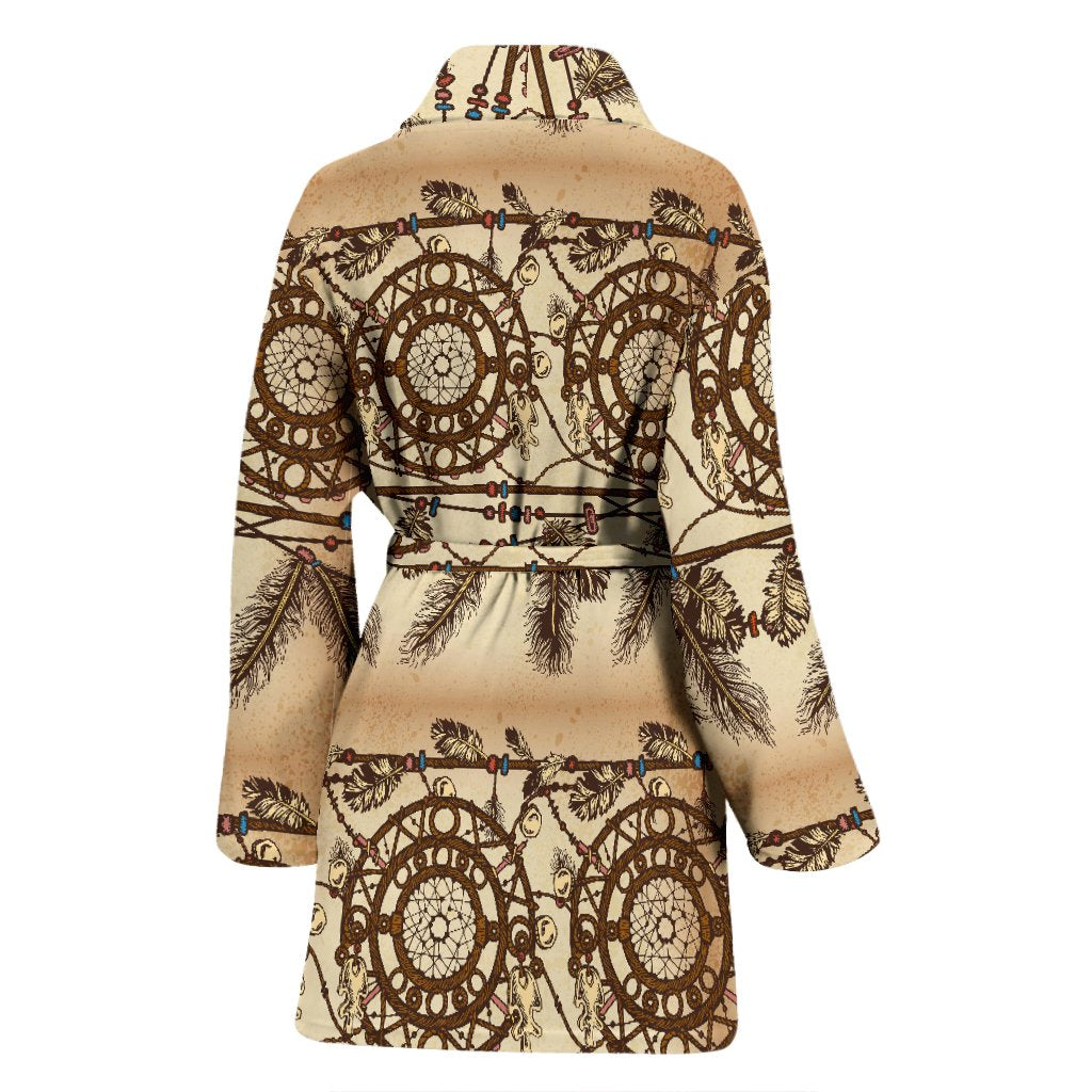 Dream catcher vintage native Women Bath Robe