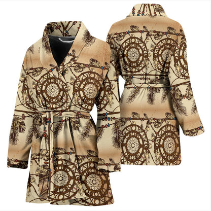 Dream catcher vintage native Women Bath Robe