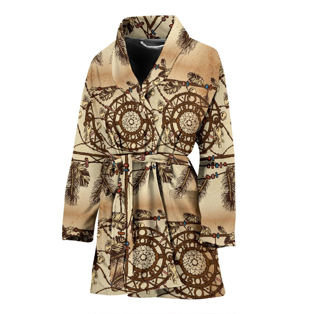 Dream catcher vintage native Women Bath Robe