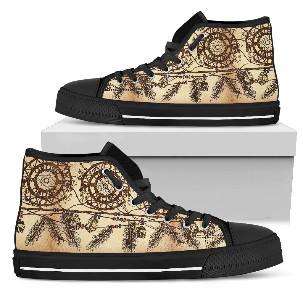 Dream Catcher Vintage Native Women High Top Shoes