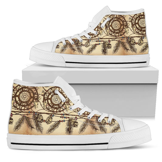 Dream Catcher Vintage Native Women High Top Shoes