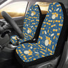 Drum Set Pattern Print Design 03 Car Seat Covers (Set of 2)-JORJUNE.COM