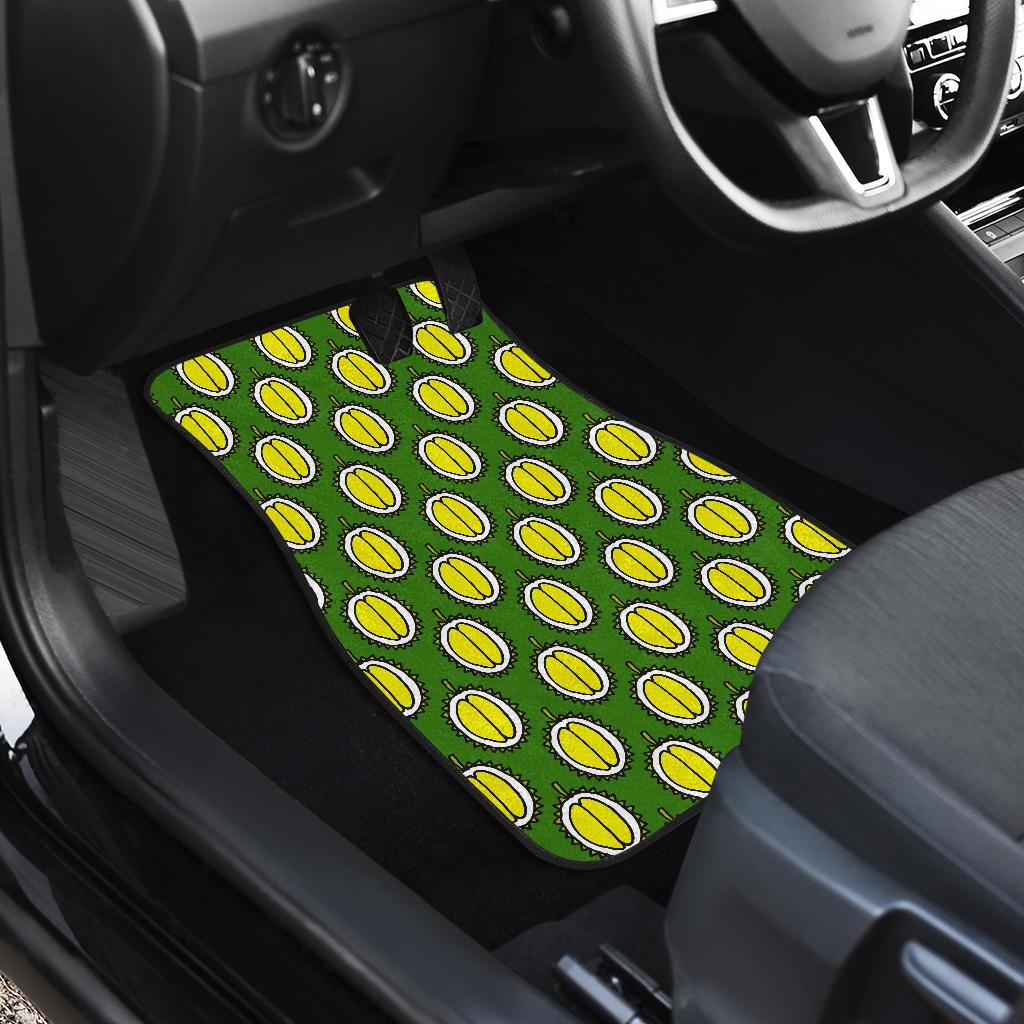 Durian Pattern Print Design DR01 Car Floor Mats-JorJune