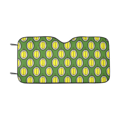 Durian Pattern Print Design DR01 Car Sun Shade-JorJune