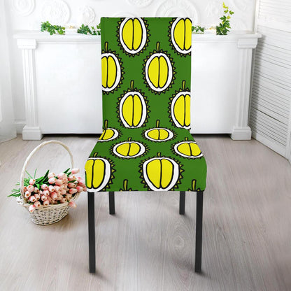 Durian Pattern Print Design DR01 Dining Chair Slipcover-JORJUNE.COM