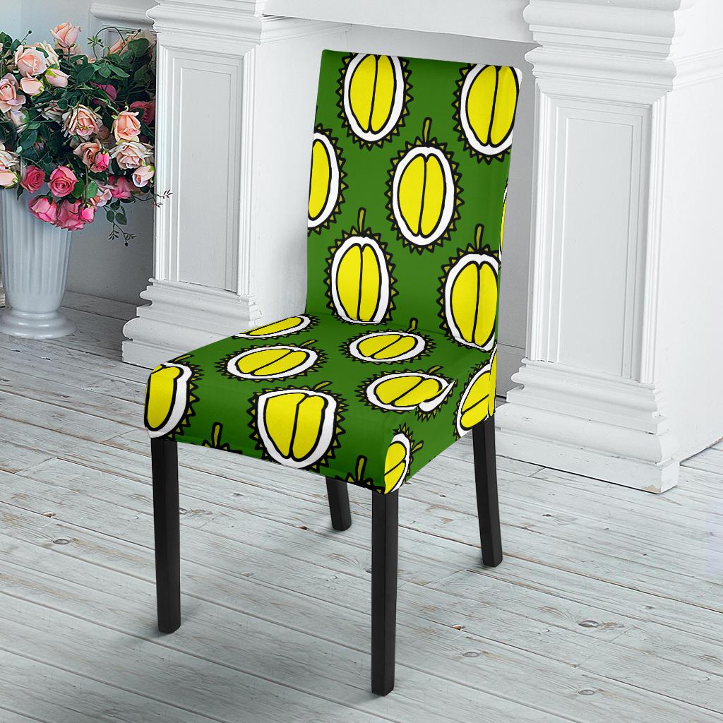 Durian Pattern Print Design DR01 Dining Chair Slipcover-JORJUNE.COM