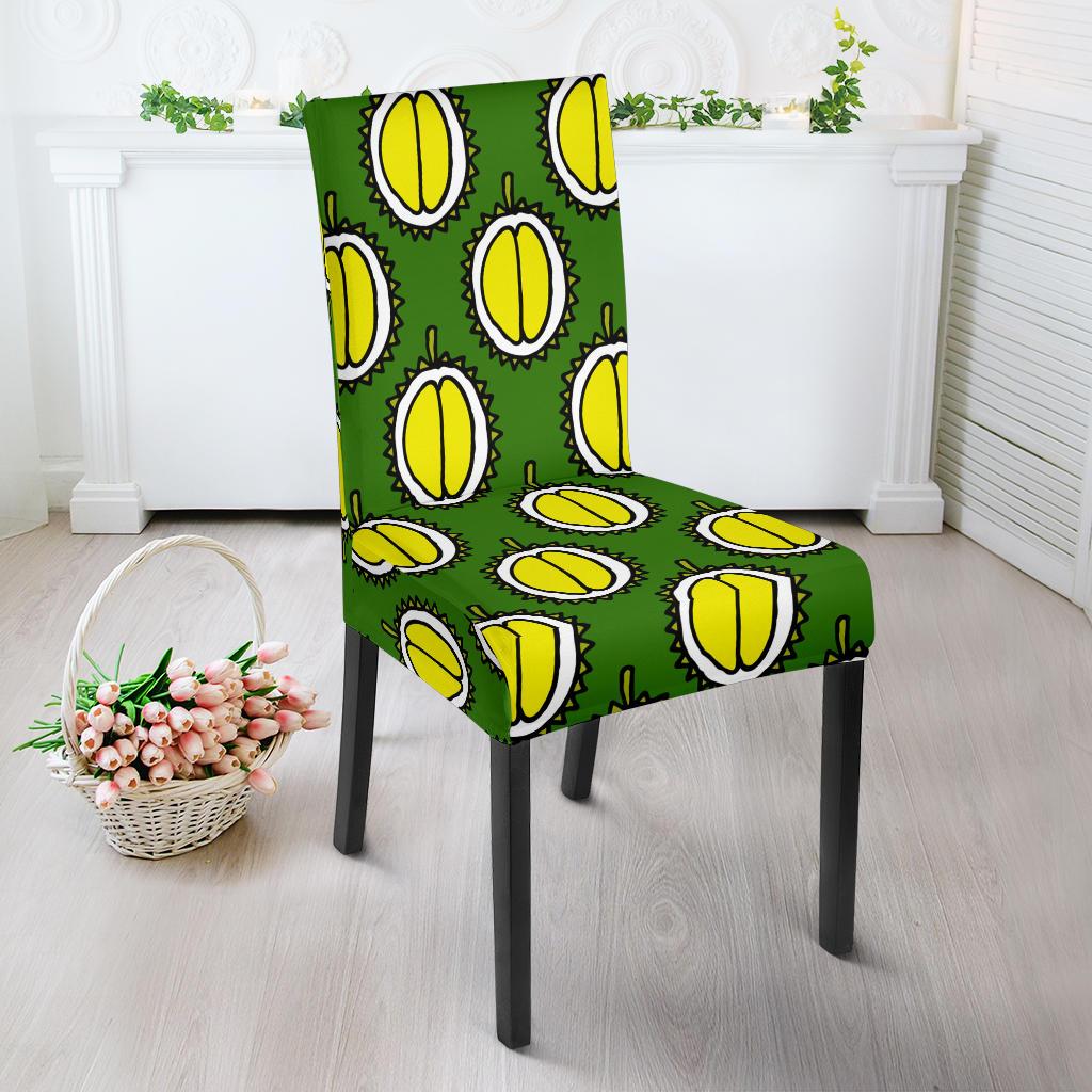 Durian Pattern Print Design DR01 Dining Chair Slipcover-JORJUNE.COM