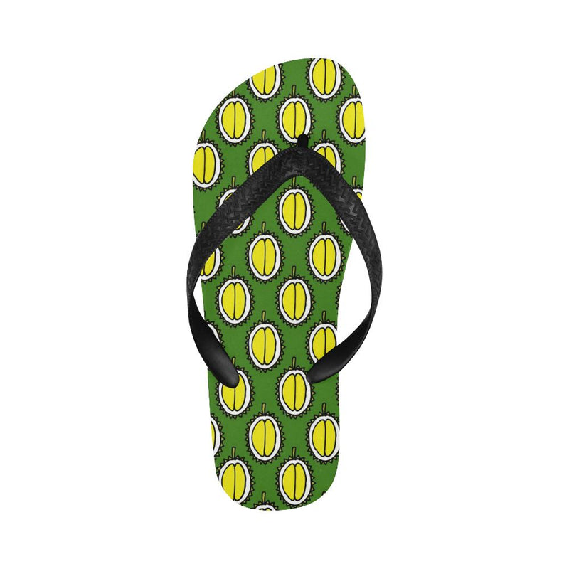 Durian Pattern Print Design DR01 Flip Flops-JorJune