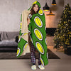 Durian Pattern Print Design DR01 Hooded Blanket-JORJUNE.COM