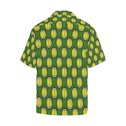 Durian Pattern Print Design DR01 Men Hawaiian Shirt-JorJune