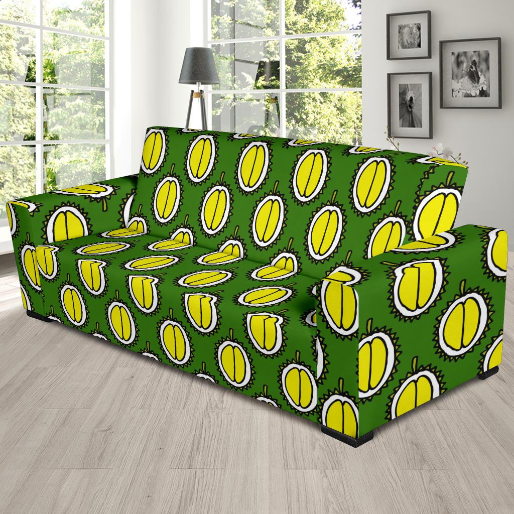 Durian Pattern Print Design DR01 Sofa Slipcover-JORJUNE.COM