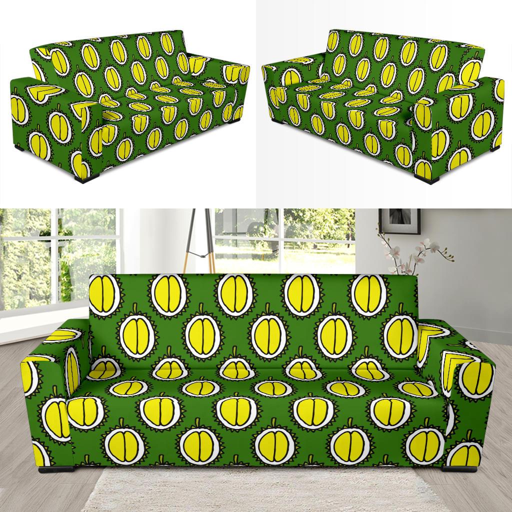 Durian Pattern Print Design DR01 Sofa Slipcover-JORJUNE.COM