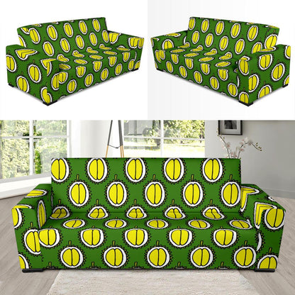 Durian Pattern Print Design DR01 Sofa Slipcover-JORJUNE.COM