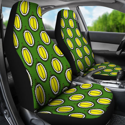 Durian Pattern Print Design DR01 Universal Fit Car Seat Covers-JorJune