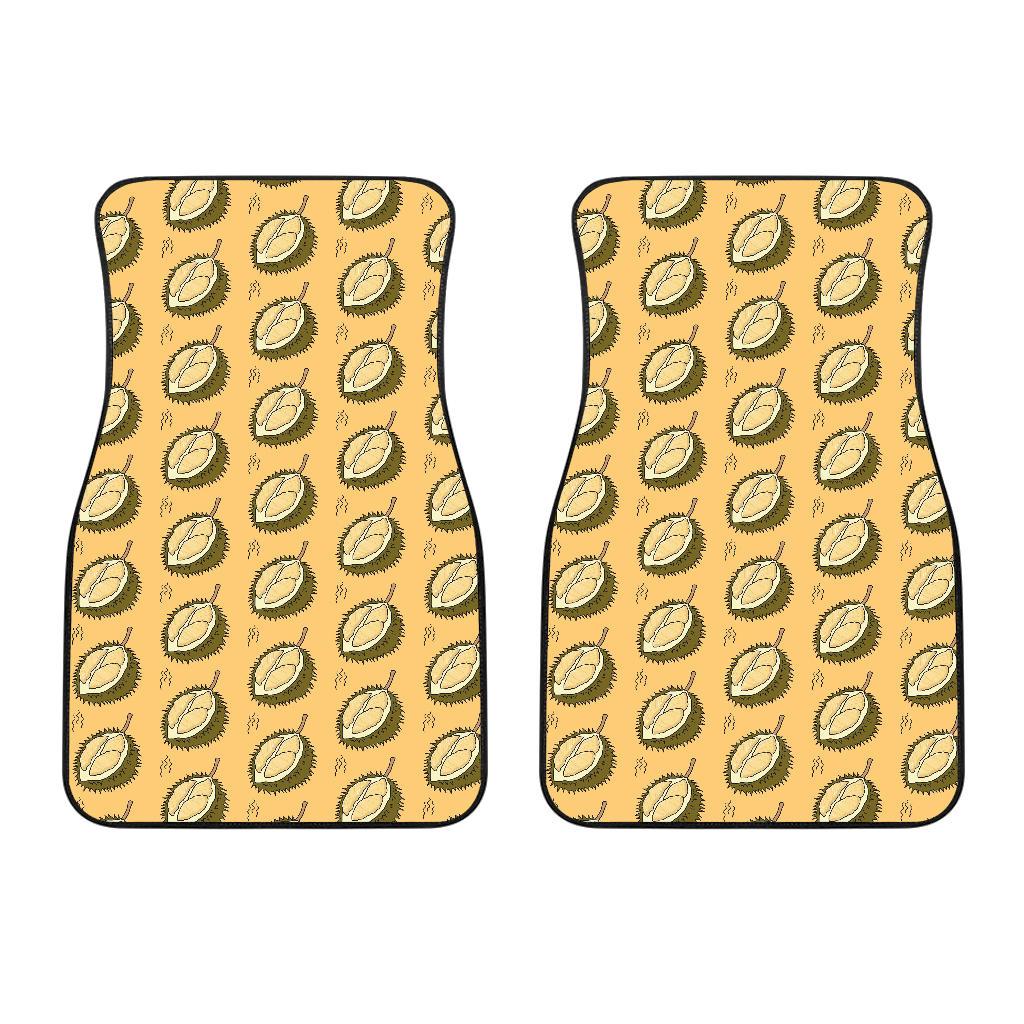 Durian Pattern Print Design DR02 Car Floor Mats-JorJune