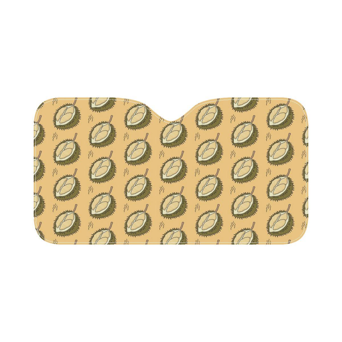 Durian Pattern Print Design DR02 Car Sun Shade-JorJune