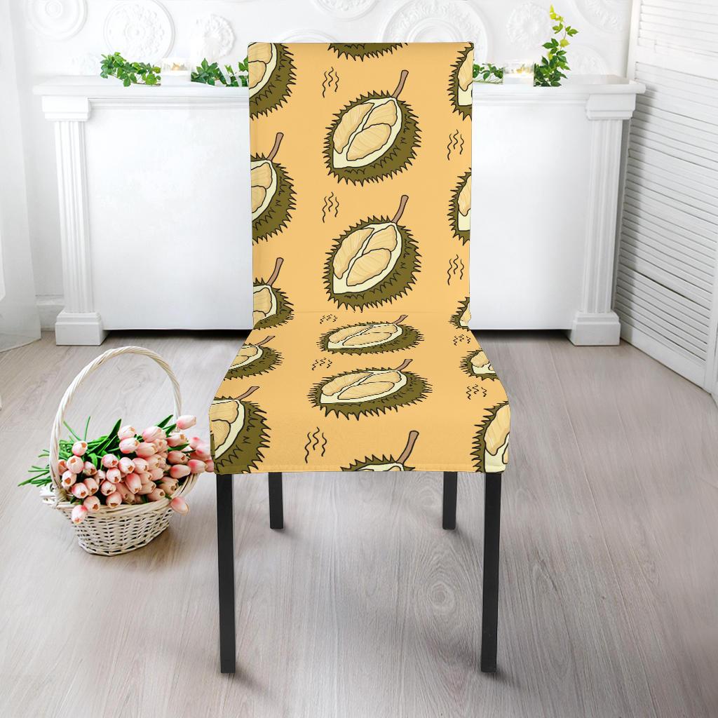 Durian Pattern Print Design DR02 Dining Chair Slipcover-JORJUNE.COM