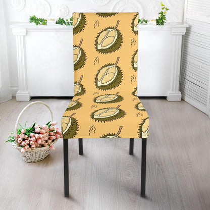 Durian Pattern Print Design DR02 Dining Chair Slipcover-JORJUNE.COM