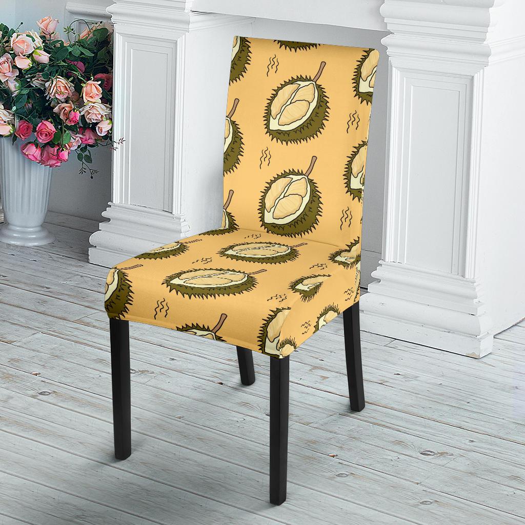 Durian Pattern Print Design DR02 Dining Chair Slipcover-JORJUNE.COM
