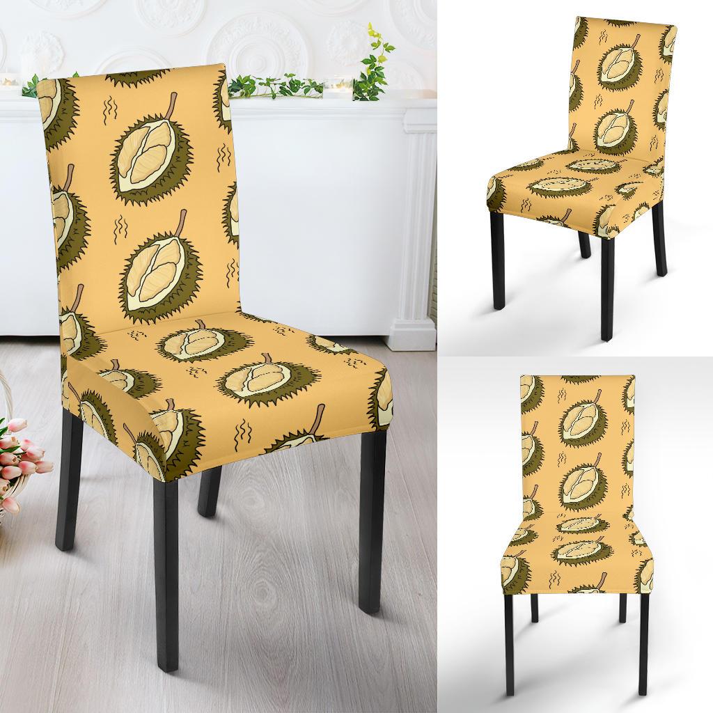 Durian Pattern Print Design DR02 Dining Chair Slipcover-JORJUNE.COM