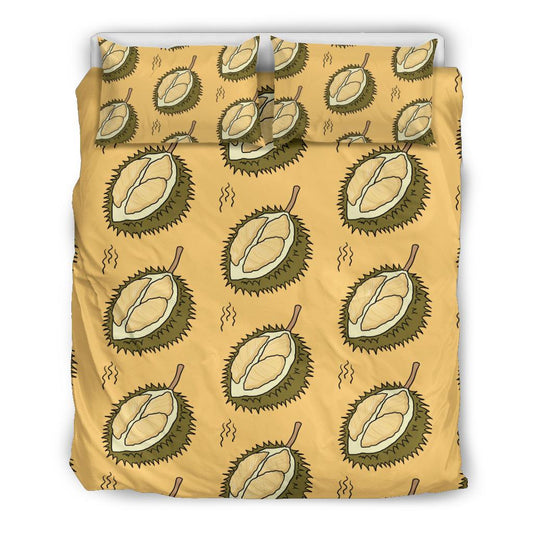 Durian Pattern Print Design DR02 Duvet Cover Bedding Set-JORJUNE.COM