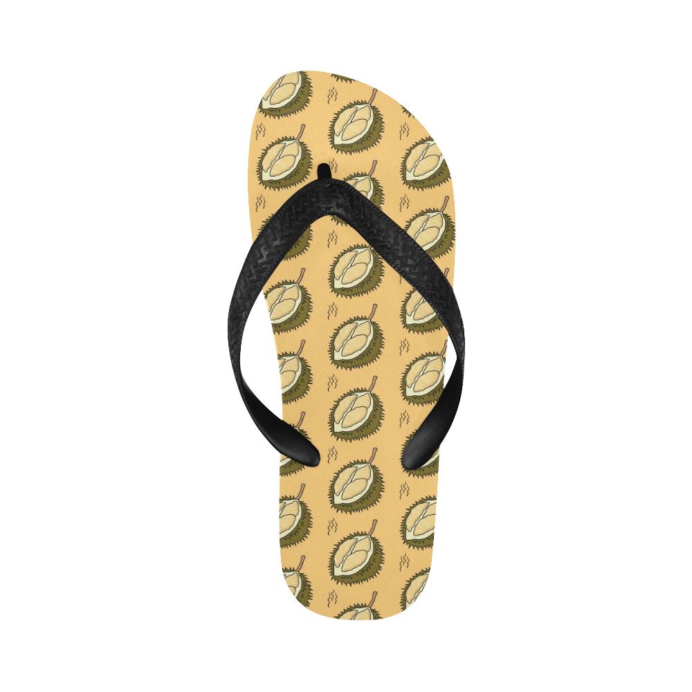 Durian Pattern Print Design DR02 Flip Flops-JorJune