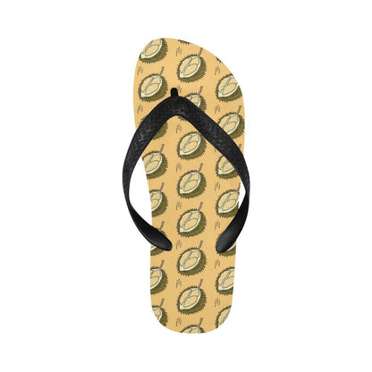 Durian Pattern Print Design DR02 Flip Flops-JorJune