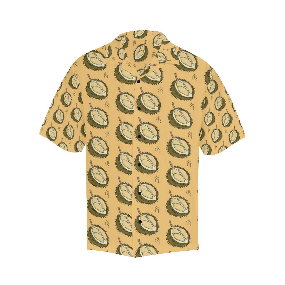 Durian Pattern Print Design DR02 Men Hawaiian Shirt-JorJune