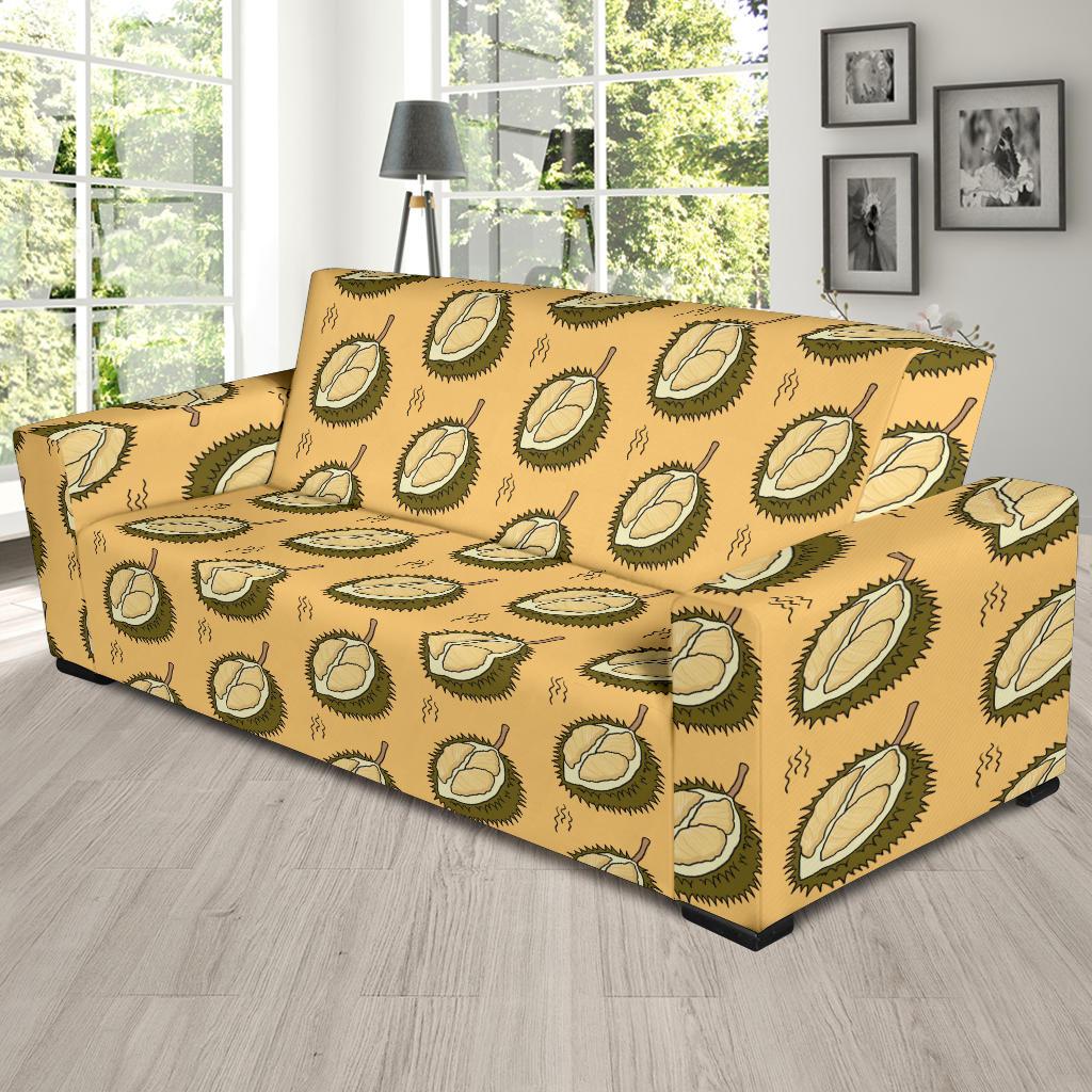 Durian Pattern Print Design DR02 Sofa Slipcover-JORJUNE.COM