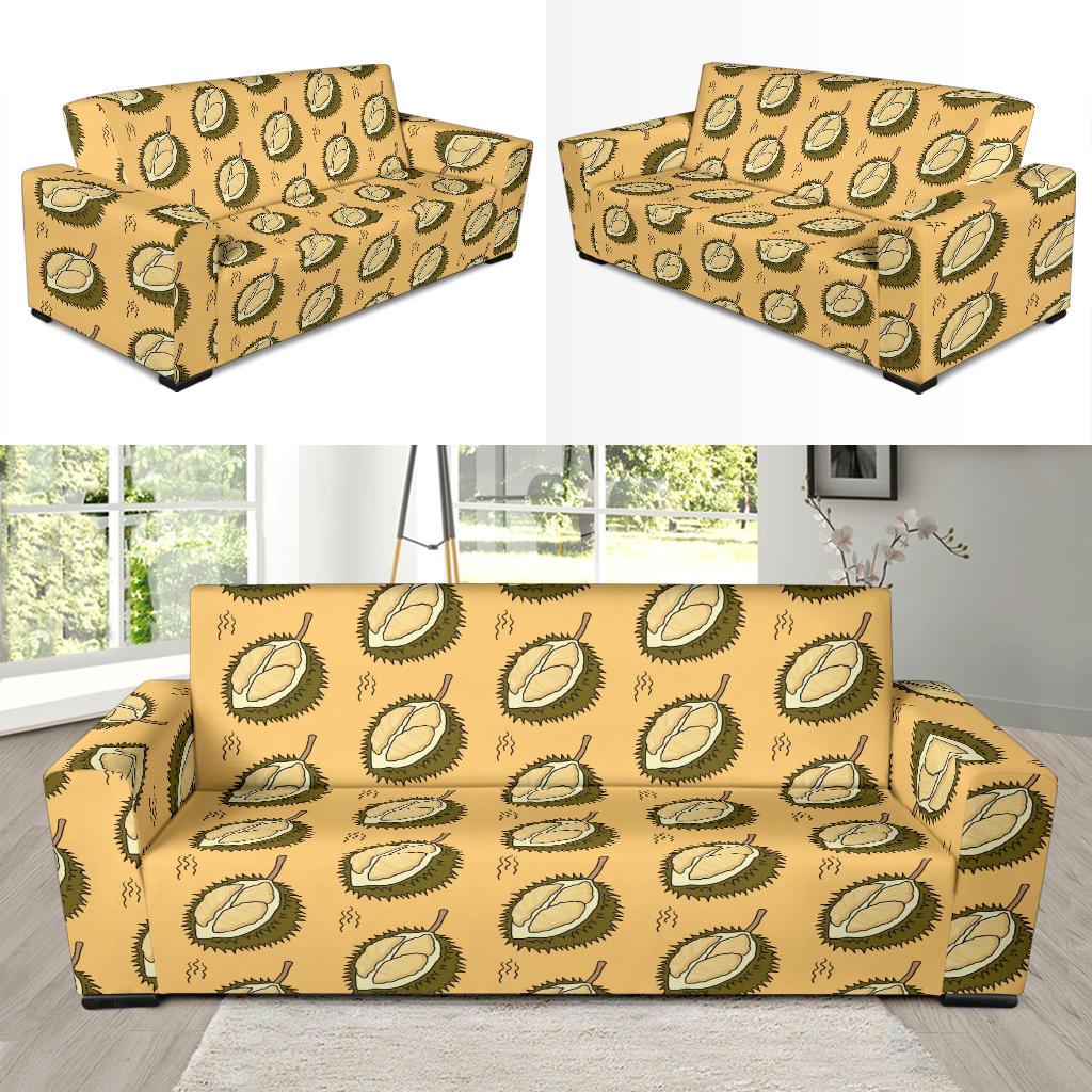 Durian Pattern Print Design DR02 Sofa Slipcover-JORJUNE.COM