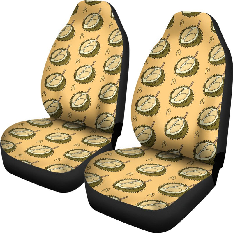 Durian Pattern Print Design DR02 Universal Fit Car Seat Covers-JorJune