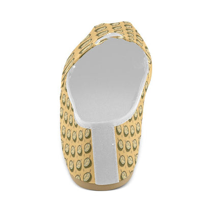 Durian Pattern Print Design DR02 Women Casual Shoes-JorJune.com