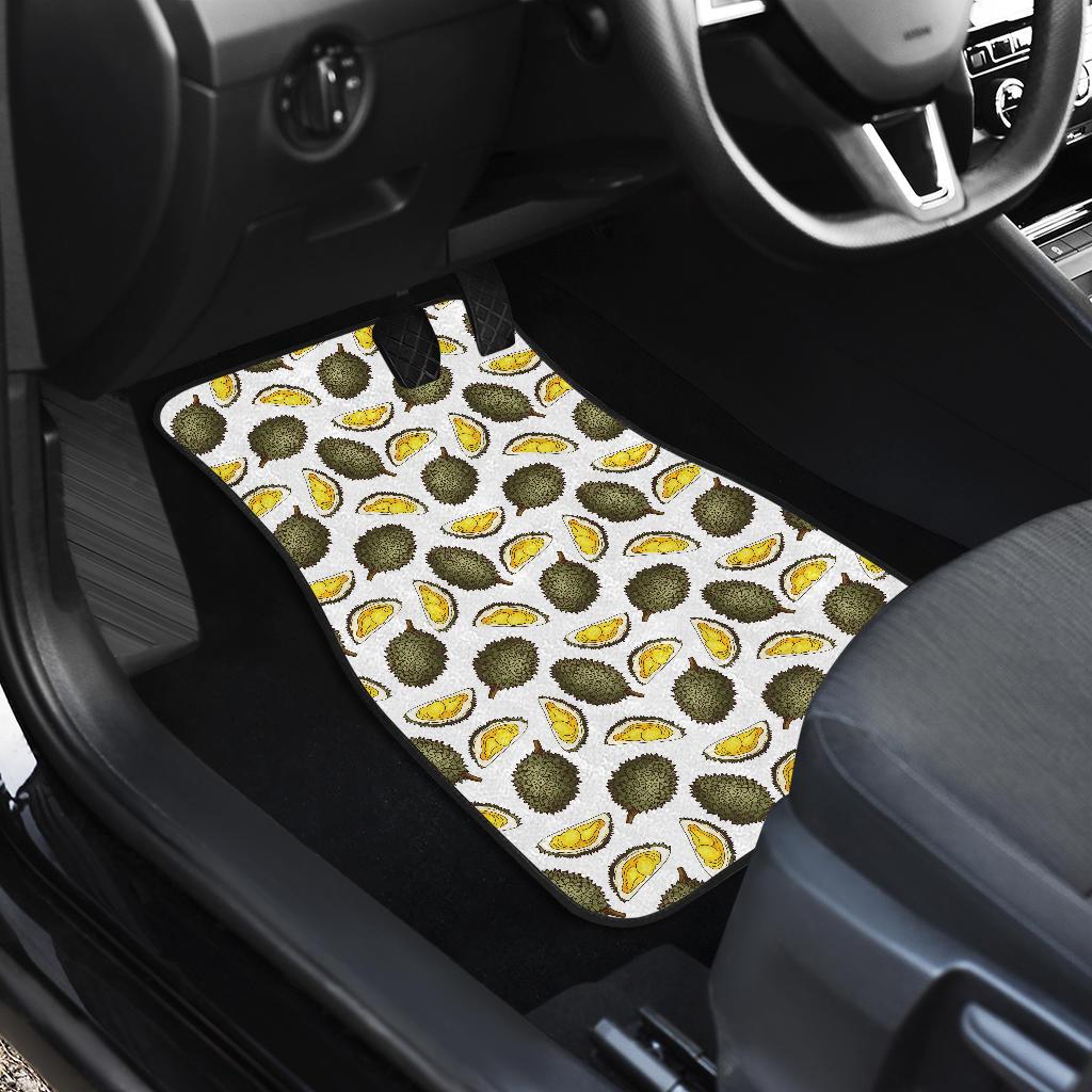 Durian Pattern Print Design DR03 Car Floor Mats-JorJune