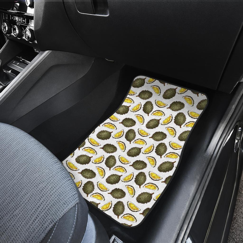 Durian Pattern Print Design DR03 Car Floor Mats-JorJune