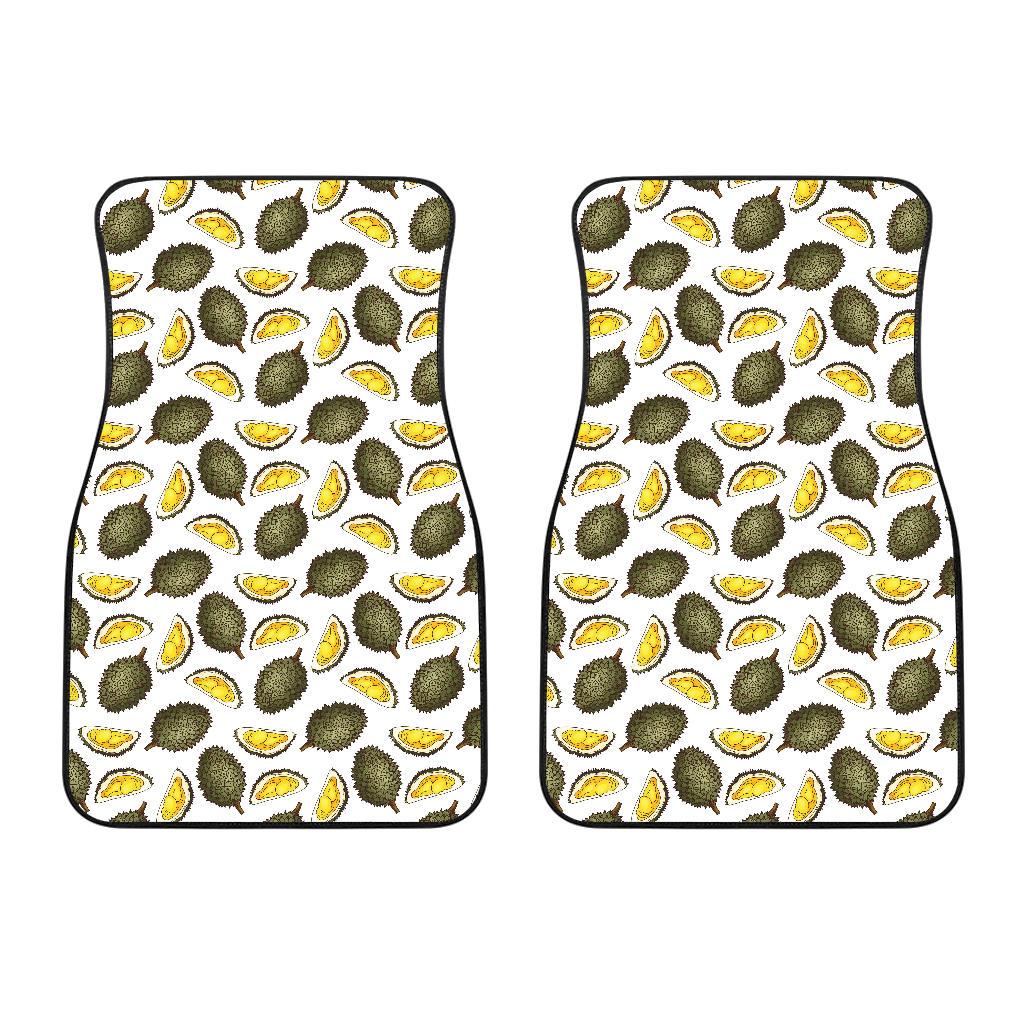 Durian Pattern Print Design DR03 Car Floor Mats-JorJune