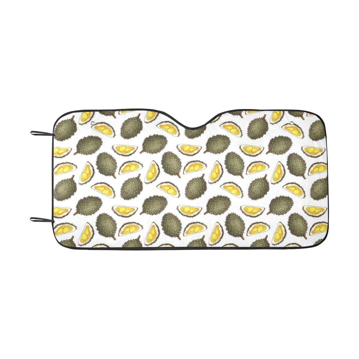 Durian Pattern Print Design DR03 Car Sun Shade-JorJune