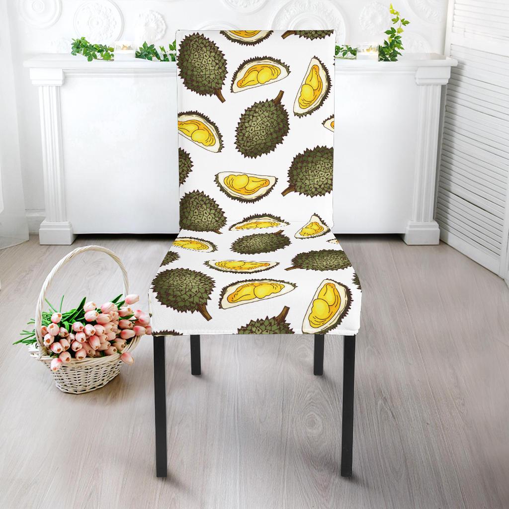 Durian Pattern Print Design DR03 Dining Chair Slipcover-JORJUNE.COM