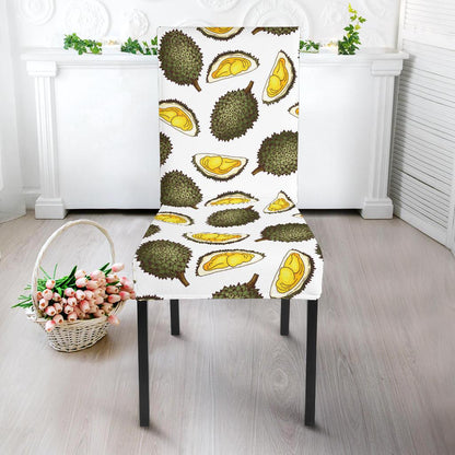 Durian Pattern Print Design DR03 Dining Chair Slipcover-JORJUNE.COM